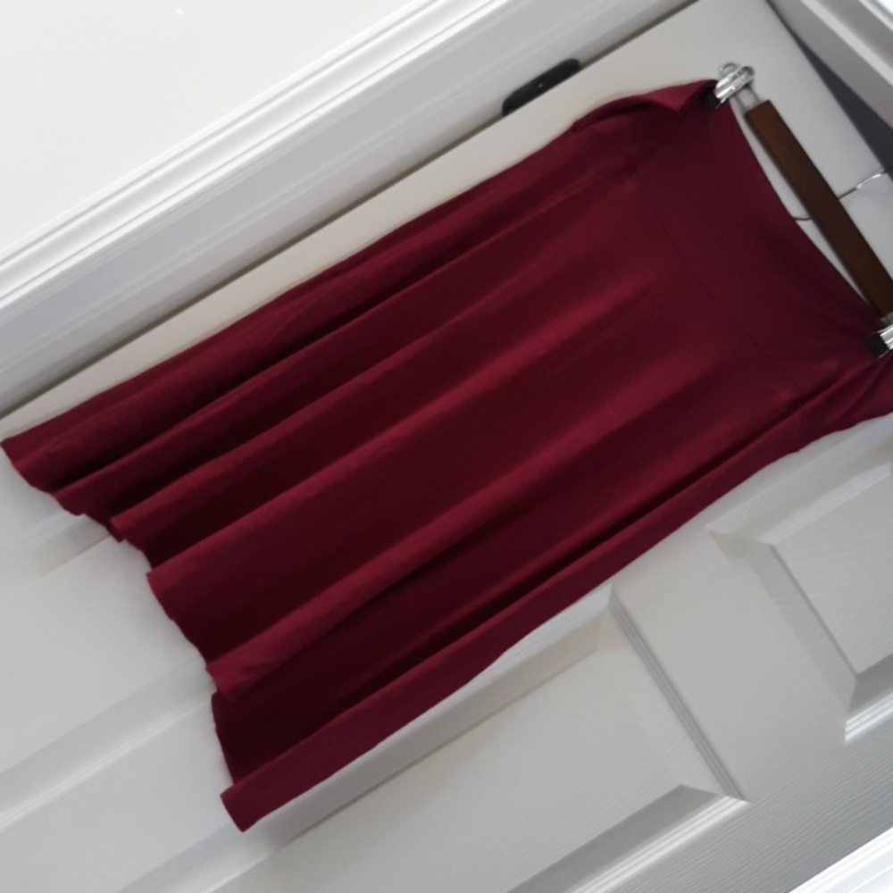 Midi fold over skirt